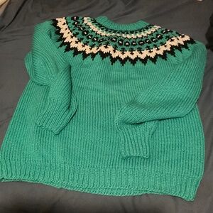 Fall/Winter  Handknitted  sweater  Unisex  sizing in pictures